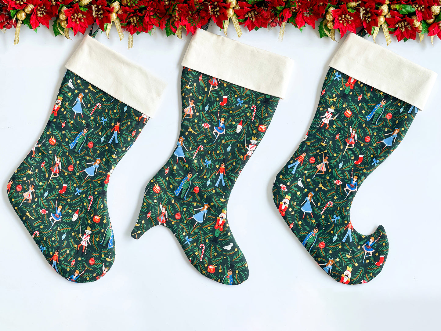 Evergreen Nutcracker: Personalised Stockings